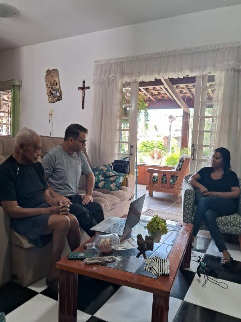 Reunião Ghost writer Geraldo Faustino de Oliveira e Débora